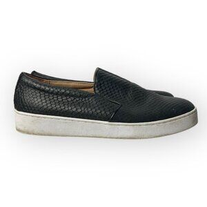 Vionic  Midi Black Snake Slip On Sneaker